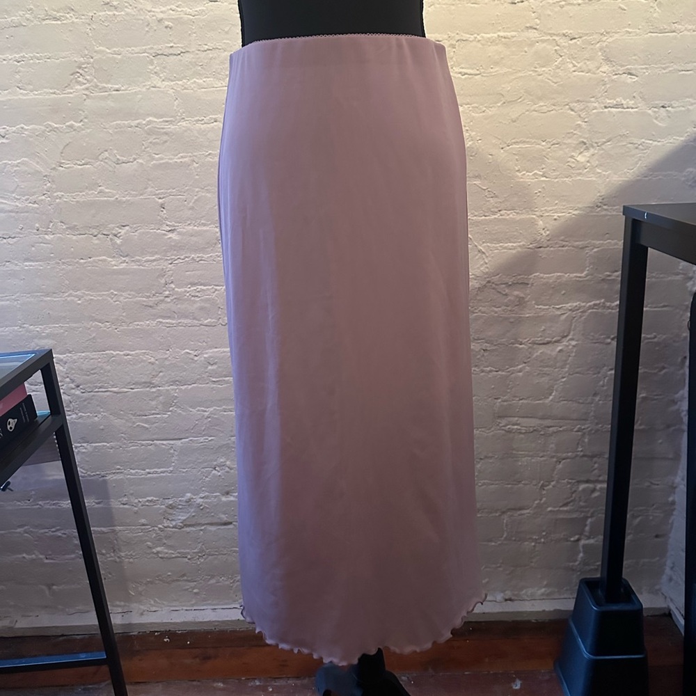 Forever 21 Soft Pink Midi Skirt